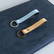 Recycled Leather Keyring sleutelhanger