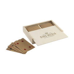 Cartes à jouer recyclées Double
