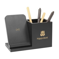 Bamboo Boss 15W chargeur sans fil/porte-stylo