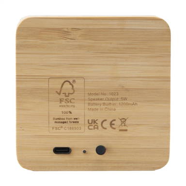 Sonido 5W Bamboo Wireless Speaker draadloze speaker