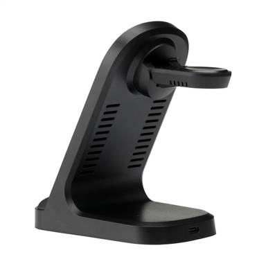Triple-Up RCS Recycled ABS Wireless Charger Stand