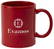 Basic mug color 350 ml - Red/red