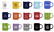 Basic mug color 350 ml - Yellow
