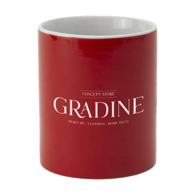Basic mok color 350 ml - Rood