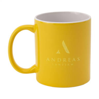 Basic mok color 350 ml - Geel