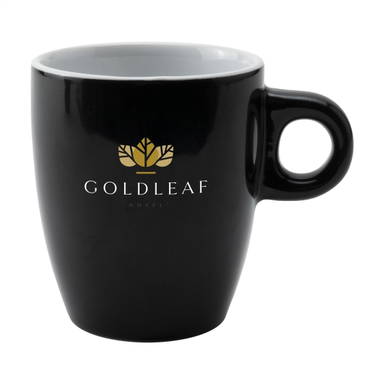 CoffeeCup mok color 200 ml  - Zwart/wit
