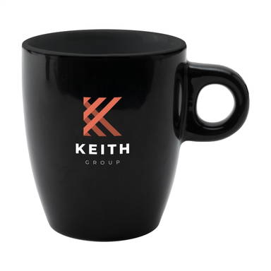 CoffeeCup mok color 200 ml  - Zwart/zwart