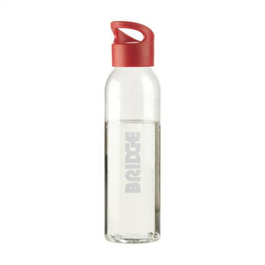 Borracccia Sirius Tritan da 650 ml - Trasparente/rosso
