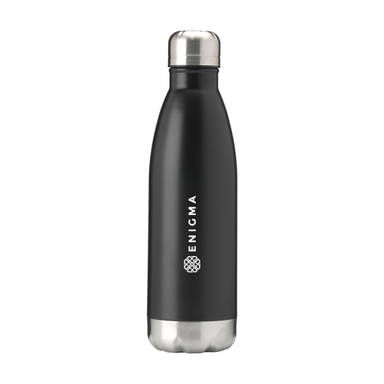 Dubbelwandige thermosfles 500 ml - Zwart