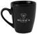 Zonia Tasse farbig 310 ml - Schwarz/schwarz
