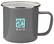Retro Silver Emaille Mok 350 ml