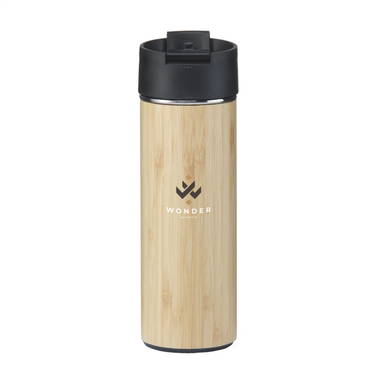 Sakura 360 ml bamboe thermosfles/thermosbeker