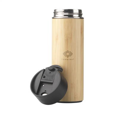 Sakura 360 ml bamboe thermosfles/thermosbeker