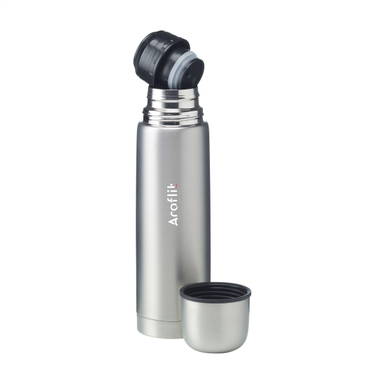Frosted Bottle RCS Recycled Steel 500 ml thermosfles