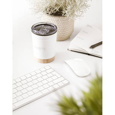 Kobe Bamboo RCS Recycled Steel 350 ml koffiebeker