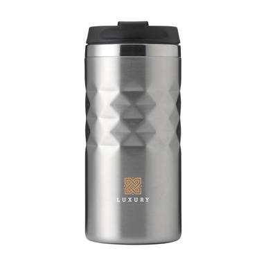 Geometric Mug RCS Recycled Steel 280 ml thermosbeker