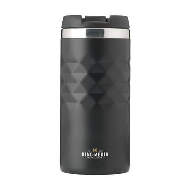 Geometric Mug RCS Recycled Steel 280 ml thermosbeker