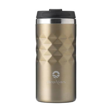 Geometric Mug RCS Recycled Steel 280 ml thermosbeker