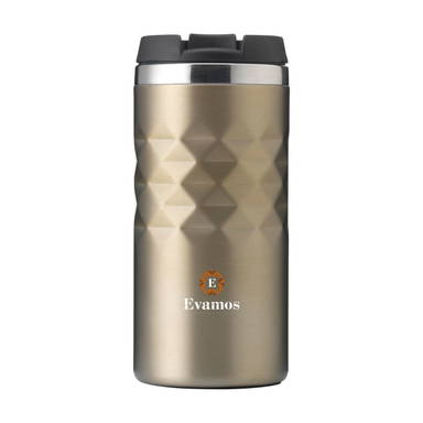 Geometric Mug RCS Recycled Steel 280 ml thermosbeker
