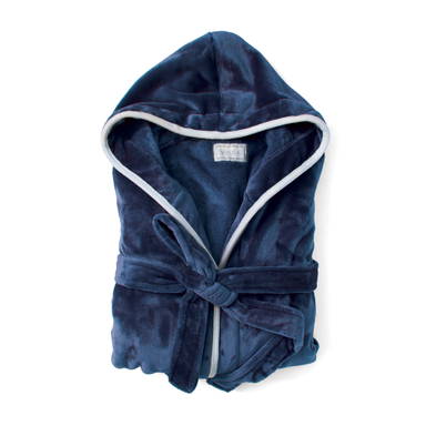 VINGA Louis luxe pluche RPET badjas maat S/M
