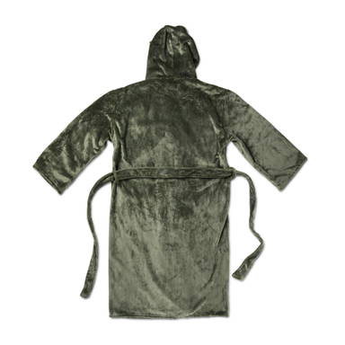 VINGA Louis luxe pluche RPET badjas maat S/M
