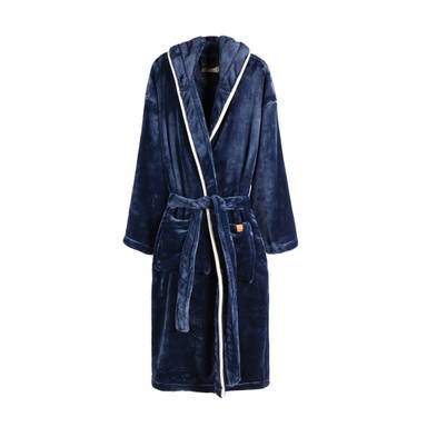 VINGA Louis luxe pluche RPET badjas maat S/M