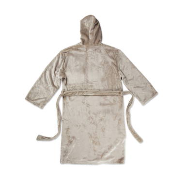 VINGA Louis luxe pluche RPET badjas maat S/M