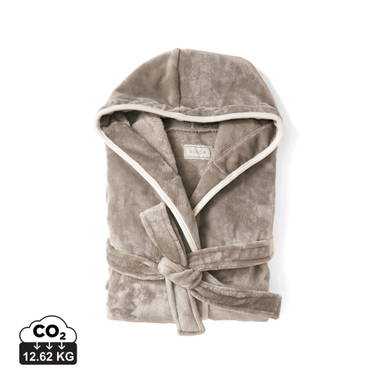 VINGA Louis luxe pluche RPET badjas maat L/XL
