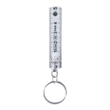 Mini sleutelhanger vouwmeter - Wit