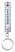 Mini sleutelhanger vouwmeter - Wit