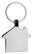 RCS sleutelhanger van gerecycled zinc alloy