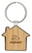 RCS huissleutelhanger van gerecycled zinc alloy met bamboe