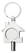 RCS gerecycled zinc alloy 3 in 1 sleutelhanger