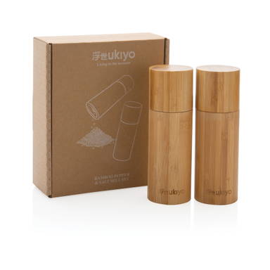 Ukiyo bamboe zout- en pepermolenset