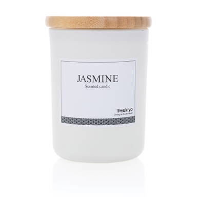 Ukiyo luxe geurkaars met bamboe deksel