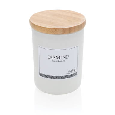 Ukiyo luxe geurkaars met bamboe deksel