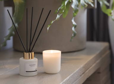 Ukiyo kaars en geursticks geschenkset