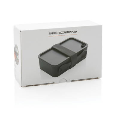 PP lunchbox met spork