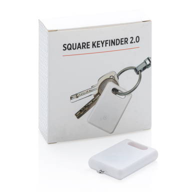 Bluetooth square keyfinder 2.0 - White