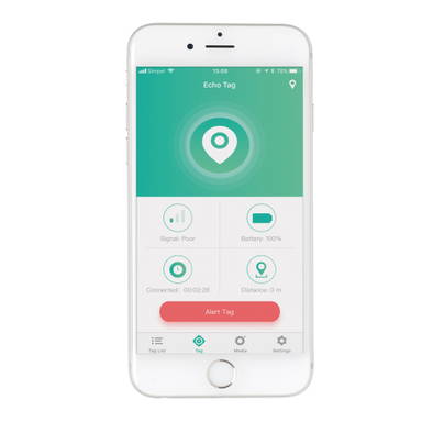 Bluetooth square keyfinder 2.0 - White