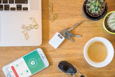 Bluetooth square keyfinder 2.0 - White