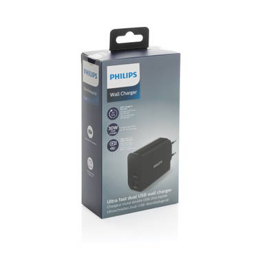 Philips 30W snellader met dual output en PD
