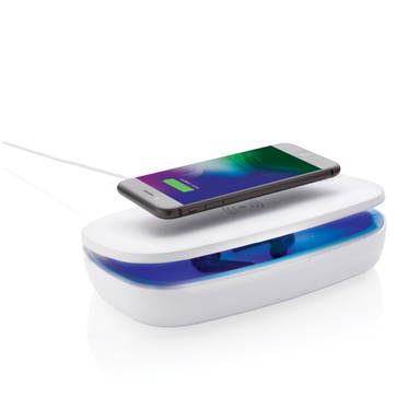 UV-C sterilisatie box met 5W draadloze oplader
