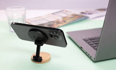 Magmount RCS gerecycled plastic en bamboe telefoonstandaard