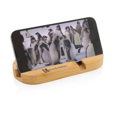 Bamboe tablet en telefoon stand