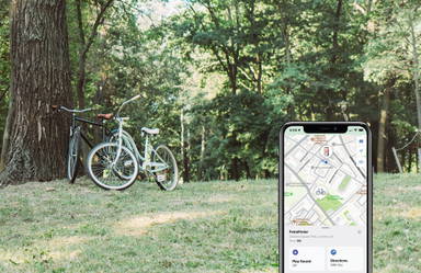 Pedalfinder fietsbel met wereldwijd lokaliseren