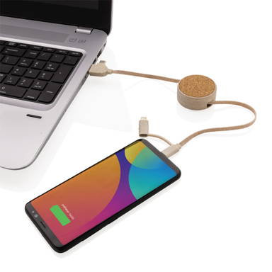 Kurk 6-in-1 oprolbare kabel