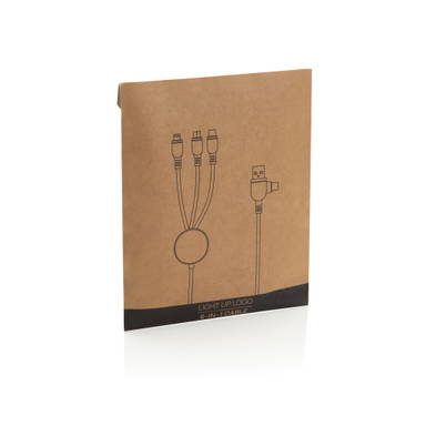 Light up logo 6-in-1 kabel