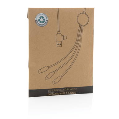 RCS gerecycled plastic Ontario 6-in-1 kabel