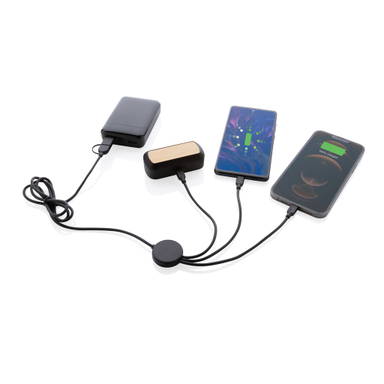RCS recycled TPE en gerecycled plastic 6-in-1 kabel